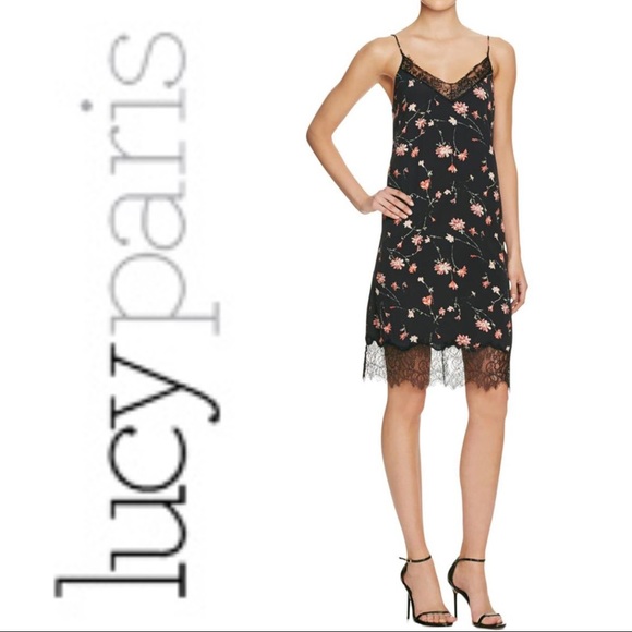 Lucy Paris Dresses & Skirts - LucyParis Floral Lace Shift Slip Flapper Dress XS
